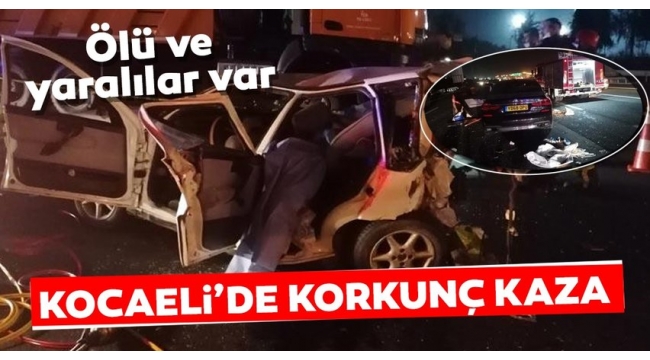 Kocaeli'nin Gebze ilçesinde 3 aracın karıştığı zincirleme trafik kazasında 3 kişi öldü, 4 kişi de yaralandı..