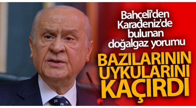 MHP lideri Bahçeli: "Milli kazanımlara üzülüp kayıplara sevinen güruhun Türkiye sevgileri buharlaşmıştır".