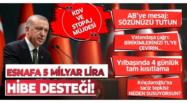 Son dakika: Kira düzenlemesinin detayları neler? Başkan Erdoğan'dan kabine toplantısı sonrası önemli açıklamalar.