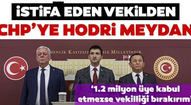 CHP'den istifa eden Mehmet Ali Çelebi'den Kemal Kılıçdaroğlu ve Özgür Özel'e 'Hodri meydan' çıkışı.