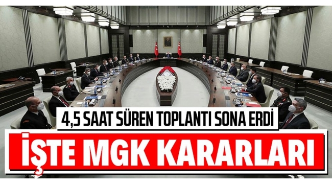 Son dakika: 2021 yılının ilk MGK'sı sona erdi! İşte çıkan kararlar...
