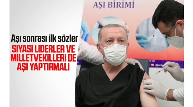 Son dakika haberi: Başkan Erdoğan Ankara Şehir Hastanesi'nde corona virüsü aşısı yaptırdı! İşte ilk açıklama....