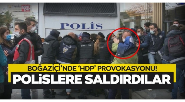 Boğaziçi Üniversitesi'nde provokatörler polise saldırdı: Rektörlük binasını ablukaya aldılar 