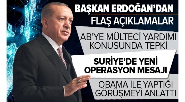 Son dakika: Başkan Erdoğan o detayı ilk kez açıkladı: Obama arayıp destek istedi 