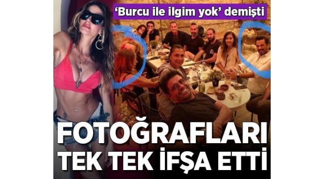 Burcu Çağrı'dan Emre Altuğ'a fotoğraflı yanıt 