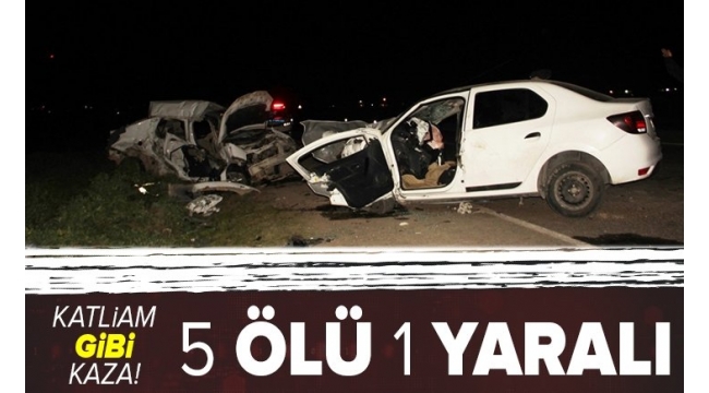 Şanlıurfa'da katliam gibi kaza: 5 ölü 
