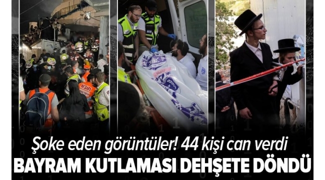 Son dakika | İsrail'de büyük felaket! Bayram kutlaması dehşete dönüştü! İşte facianın tüyler ürperten görüntüleri