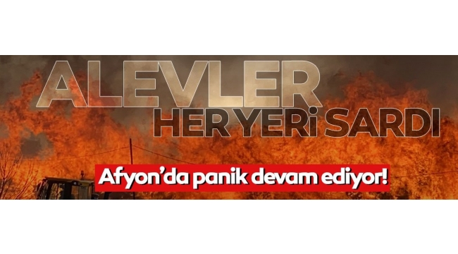 Afyonkarahisar'da panik devam ediyor! Enerji santralindeki yangın 80 bin metrekarelik alana yayıldı