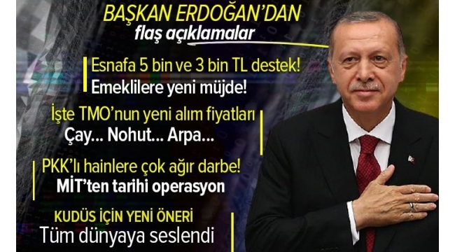 Başkan Recep Tayyip Erdoğan yeni müjdeleri son dakika olarak açıkladı! Esnafa verilecek destekler neler? 1 Haziran sonrası ne olacak? 