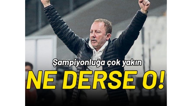 Sergen Yalçın'ın Beşiktaş'ı sosyal medyayı salladı! Fenerbahçe ve Galatasaray taraftarından tebrik!