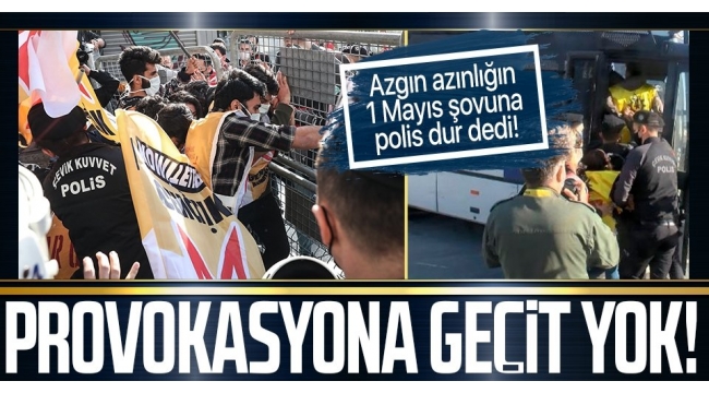 SON DAKİKA: 1 Mayıs provokasyonu: Taksim'e yürümek isteyen grup polis tarafından gözaltına alındı 