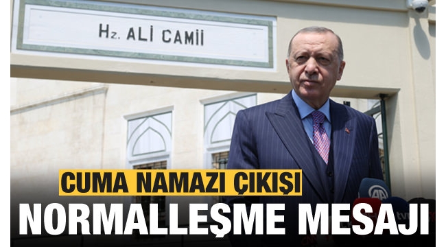 Son dakika: Başkan Recep Tayyip Erdoğan'dan cuma namazı çıkışı önemli açıklamalar 
