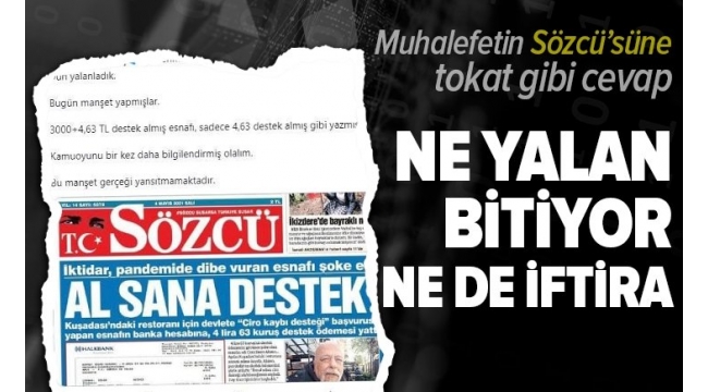 Sözcü Gazetesi yalana doymuyor! Ticaret Bakanı Dr. Mehmet Muş'tan Sözcü Gazetesi'ne tokat gibi cevap 