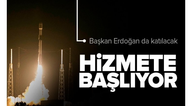 Türksat 5A haberleşme uydusu Başkan Erdoğan'ın katılımıyla bugün hizmete başlayacak 