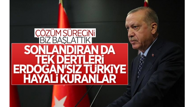 Başkan Recep Tayyip Erdoğan'dan Diyarbakır'da önemli açıklamalar: "Çözüm sürecini baltalayanlar şimdi CHP ile iş birliğinde" 