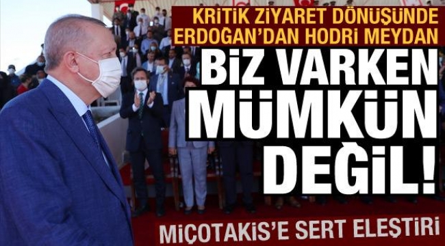 Bu ziyaret Kıbrıs Türklerine büyük moral 