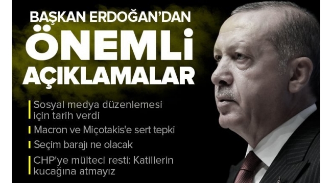 Lefkoşa kriterleri! Başkan Recep Tayyip Erdoğan'dan 5 önemli mesaj... 