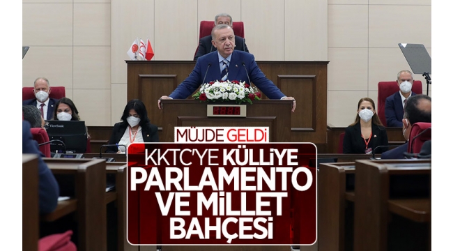 Son Dakika... Başkan Erdoğan KKTC'de: Merakla beklenen müjdeyi açıkladı 
