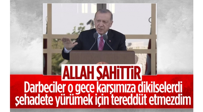 Son dakika... Başkan Erdoğan şehit yakınları ve gazilere seslendi: Şehadete yürümek için bir an bile tereddüt etmeyecektim 
