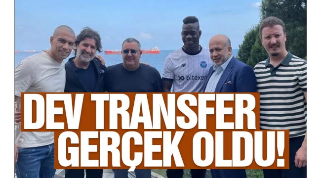 SON DAKİKA! Türkiye'ye gelen Mario Balotelli Adana Demirspor'la 3 yıllık sözleşme imzaladı 