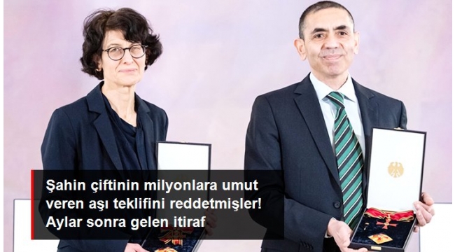 Pfizer'den flaş BioNTech aşısı itirafı! Prof. Dr Uğur Şahin ile eşi Özlem Türeci... 