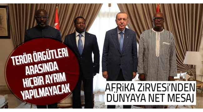 Başkan Erdoğan'ın 3 Afrika ülkesi lideriyle yaptığı görüşmenin ardından Cumhurbaşkanlığından açıklama 