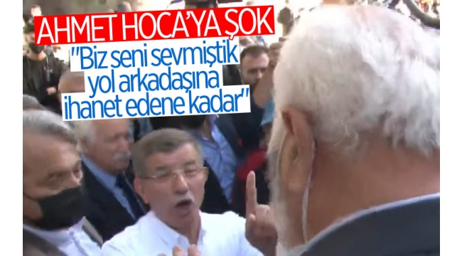 Vatandaşlardan Ahmet Davutoğlu'nu Kayseri'de köşeye sıkıştıran sözler! "İYİ Parti, CHP ve HDP ile birlik olursanız..." 