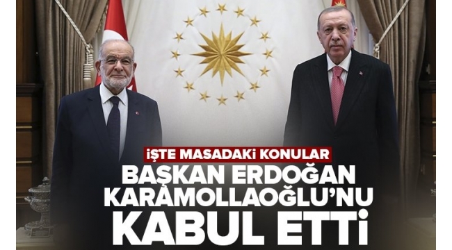Saadet Partisi Genel Başkanı Karamollaoğlu: Cumhurbaşkanımızla çok dostane güzel bir görüşme oldu 