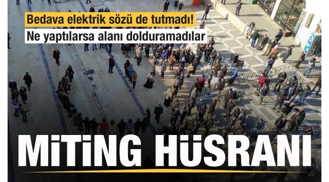 HDP Urfa mitingiyle bir kez daha rezil oldu! Kılıçdaroğlu'nun Şanlıurfalı çiftçilere bedava elektrik sözü akıllara geldi 
