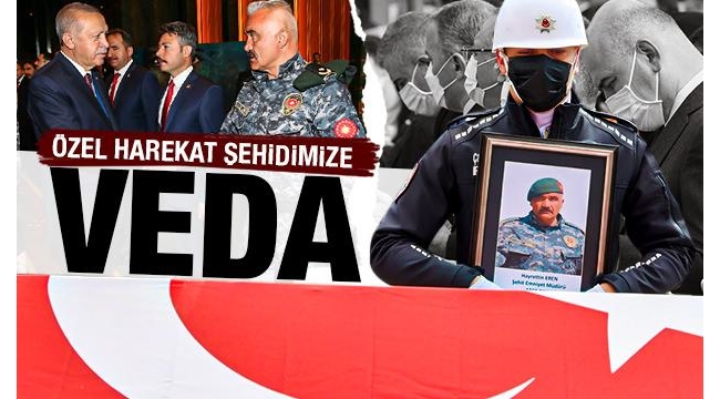 Şehit Hayrettin Eren'e son veda! Başkan Erdoğan da cenaze namazına katıldı 