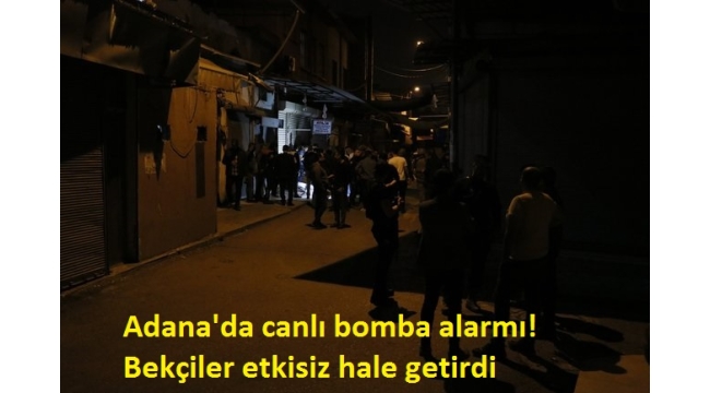 Adana'da canlı bomba paniği! Beline sarılı şekilde yakalandı 