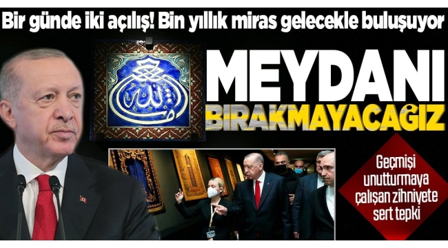Başkan Erdoğan'dan Milli Saraylar İslam Medeniyetleri Müzesi Açılış Töreni'nde önemli açıklamalar 