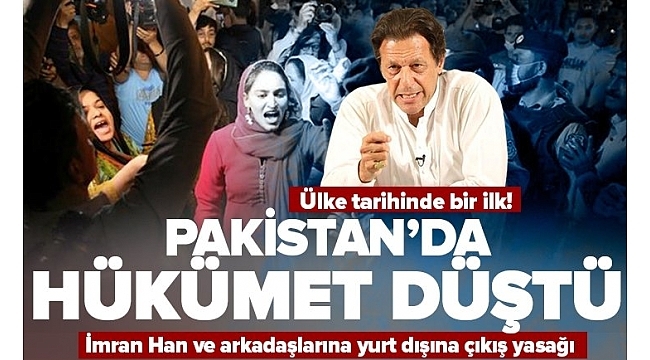 Pakistan'da İmran Han görevden alındı! Güvensizlik oylaması sonuçlandı