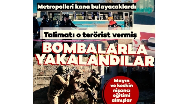 SON DAKİKA: Metropollere bombalı saldırı hazırlığındaki teröristler yakalandı! Suriye ve Türkiye'de eş zamanlı operasyon.... 