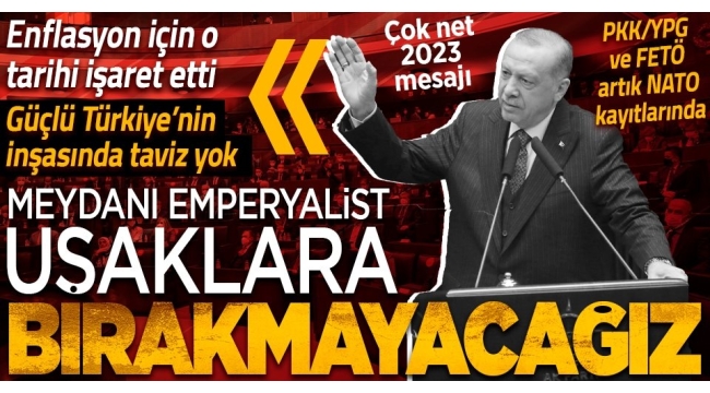 Cumhurbaşkanı Erdoğan, 2023'te yapılacak seçimlerle ilgili konuştu 