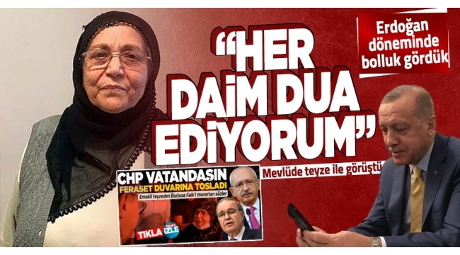 Elazığ'da CHP'ye "ekonomi dersi" veren Mevlüde teyze Başkan Erdoğan ile görüştü 