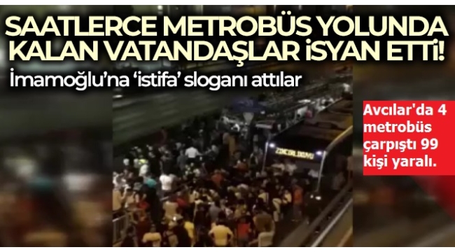 İstanbul'da metrobüsler çarpıştı! Çok sayıda yaralı var... Cumhuriyet Başsavcılığı kazaya ilişkin soruşturma başlattı 