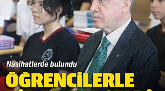 Son dakika: Başkan Erdoğan Sancaktepe'de öğrencilerle bir araya geldi! '100 kişilik okullar vardı' 