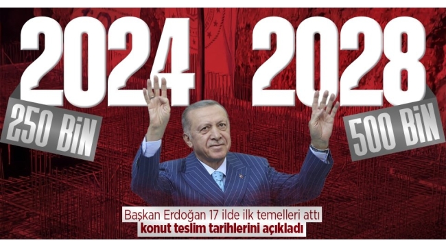 Tarihi sosyal konut projesi... Cumhurbaşkanı Erdoğan: İlk etap 2 yıl içinde tamamlanacak 