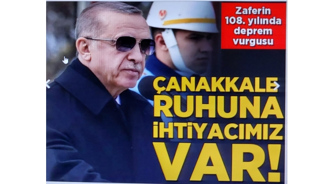 Başkan Erdoğan Şehitler Abidesi'nde! Zaferin 108. yıl dönümünde önemli mesajlar: Çanakkale ruhuna ihtiyacımız var 
