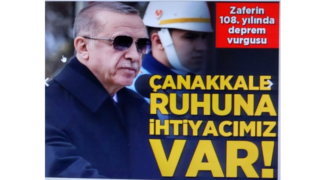 Başkan Erdoğan Şehitler Abidesi'nde! Zaferin 108. yıl dönümünde önemli mesajlar: Çanakkale ruhuna ihtiyacımız var