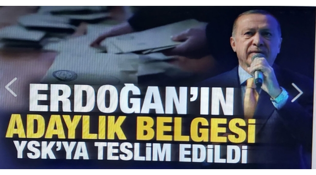Cumhur İttifakı'nın adayı Erdoğan: YSK'ya başvuru yapıldı... AK Parti ve MHP heyetinden peş peşe açıklama 