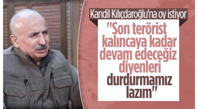 PKK elebaşı Mustafa Karasu'dan altılı koalisyonun adayı Kemal Kılıçdaroğlu'na destek 