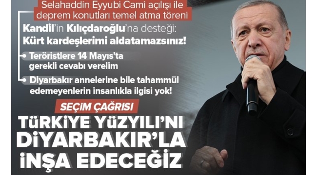 Başkan Erdoğan: 'Milletimizin geleceğinde eli kanlı canilerin cirit attığı bir Türkiye fotoğrafına asla yer yok' 