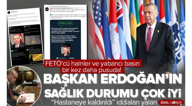 Cumhurbaşkanı Yardımcısı Fuat Oktay: Cumhurbaşkanı Erdoğan'ın sağlık durumu çok iyi 