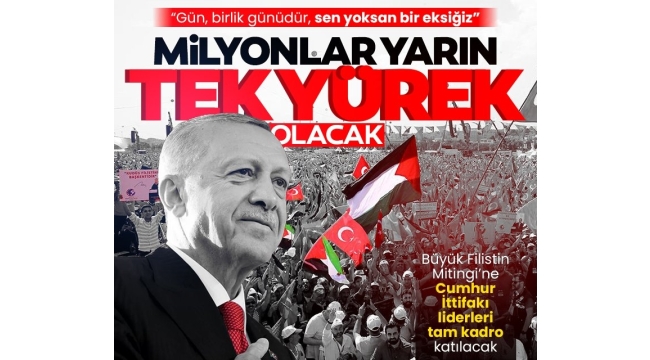 Son dakika: Cumhurbaşkanı Erdoğan'dan Gazze çağrısı: Yarın herkesi İstanbul Atatürk Havalimanı bekliyorum 