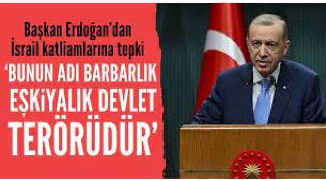 Son dakika haberi! Başkan Erdoğan: Holokost utancı batıyı esir aldı