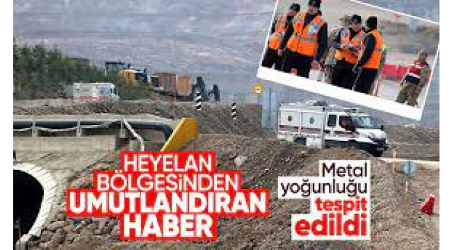Erzincan'daki toprak kaymasından umutlandıran haber! Metal yoğunluğu tespit edildi 