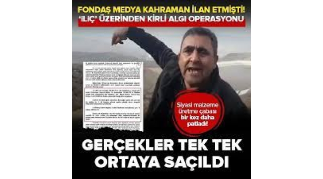 Fondaş medyanın 'İliç savunucusu' ilan ettiği Sedat Cezayirlioğlu'nun foyası ortaya çıktı: Maden şirketinden para istemiş  