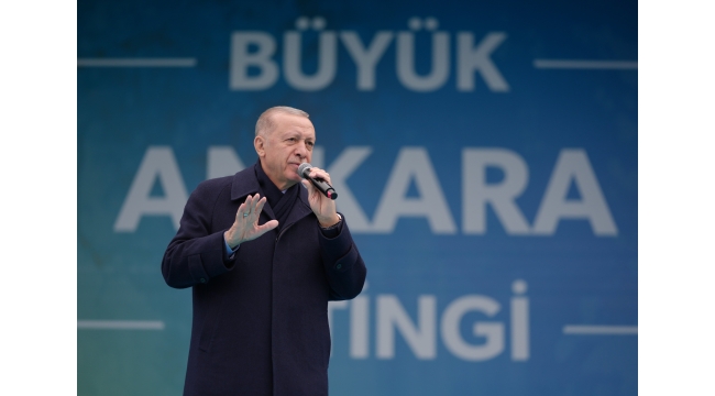 Başkan Erdoğan 'Büyük Ankara Mitingi'nde 200 bin kişiye hitap etti: CHP ile DEM arasında 'matruşka ittifakı' var 